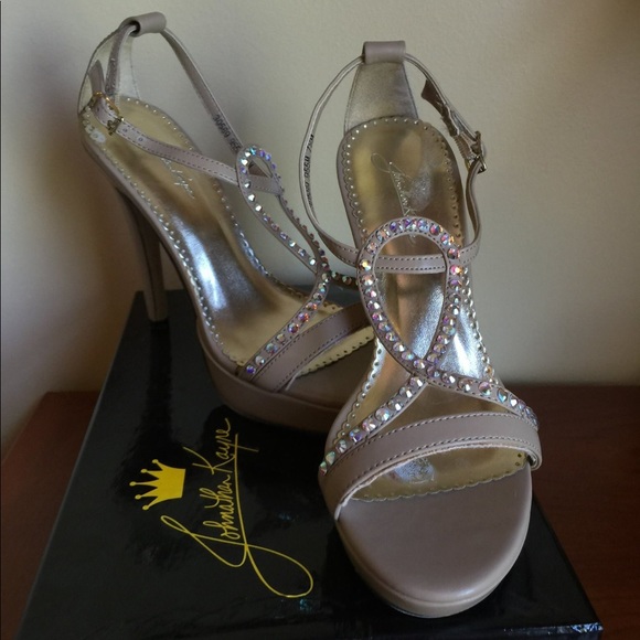 Jonathyn Kayne Shoes - Jonathyn Kayne Nude Heels